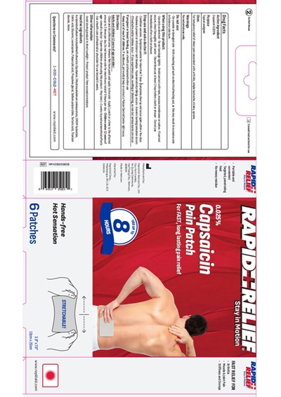 Up To 3 Times A Day (Pain Pacth Principal Panel 6 Patches)